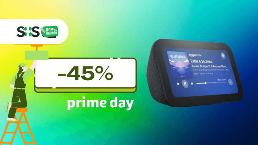 Immagine di Offerta: Echo Show 5 a soli 60€ grazie al Prime Day!