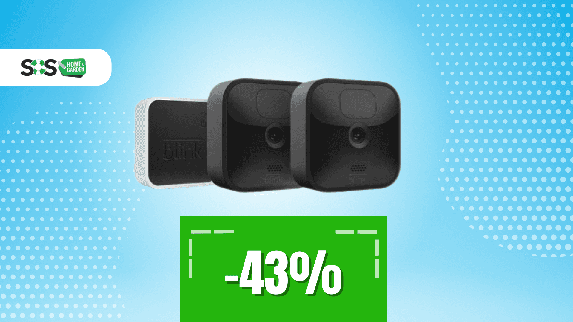 Immagine di Casa sicura con due videocamere Blink Outdoor a soli 72€!