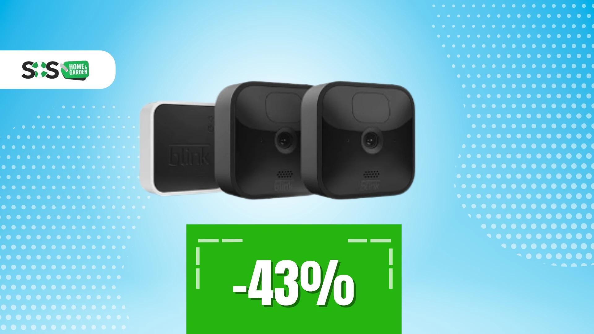 Immagine di Casa sicura con due videocamere Blink Outdoor a soli 72€!