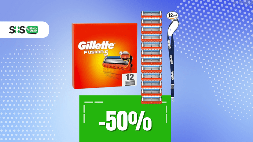 Immagine di 12 lamette Gillette per una rasatura perfetta a soli 35€!