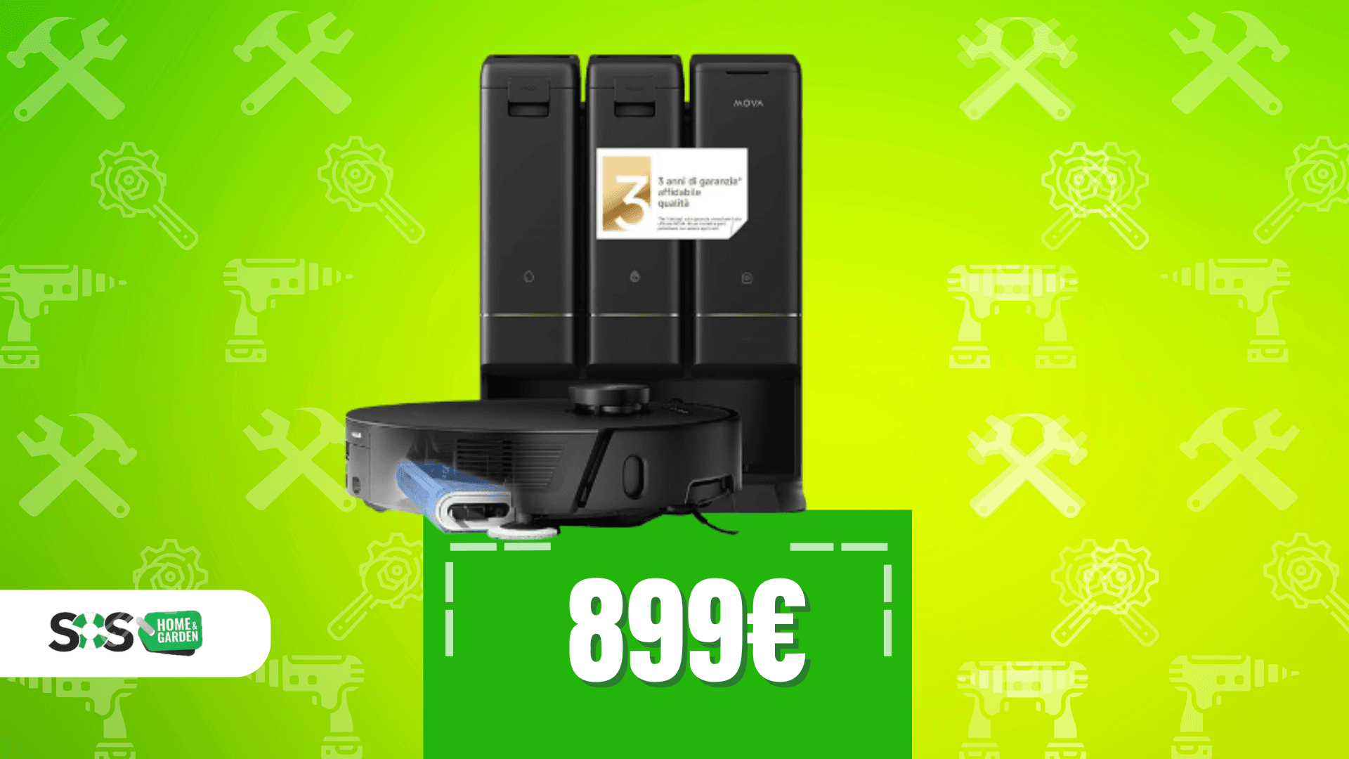Immagine di Mova Z50 Ultra al minimo storico: potenza e mocio da F1!