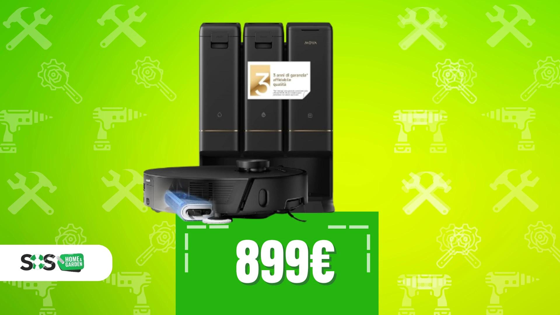 Immagine di Mova Z50 Ultra al minimo storico: potenza e mocio da F1!