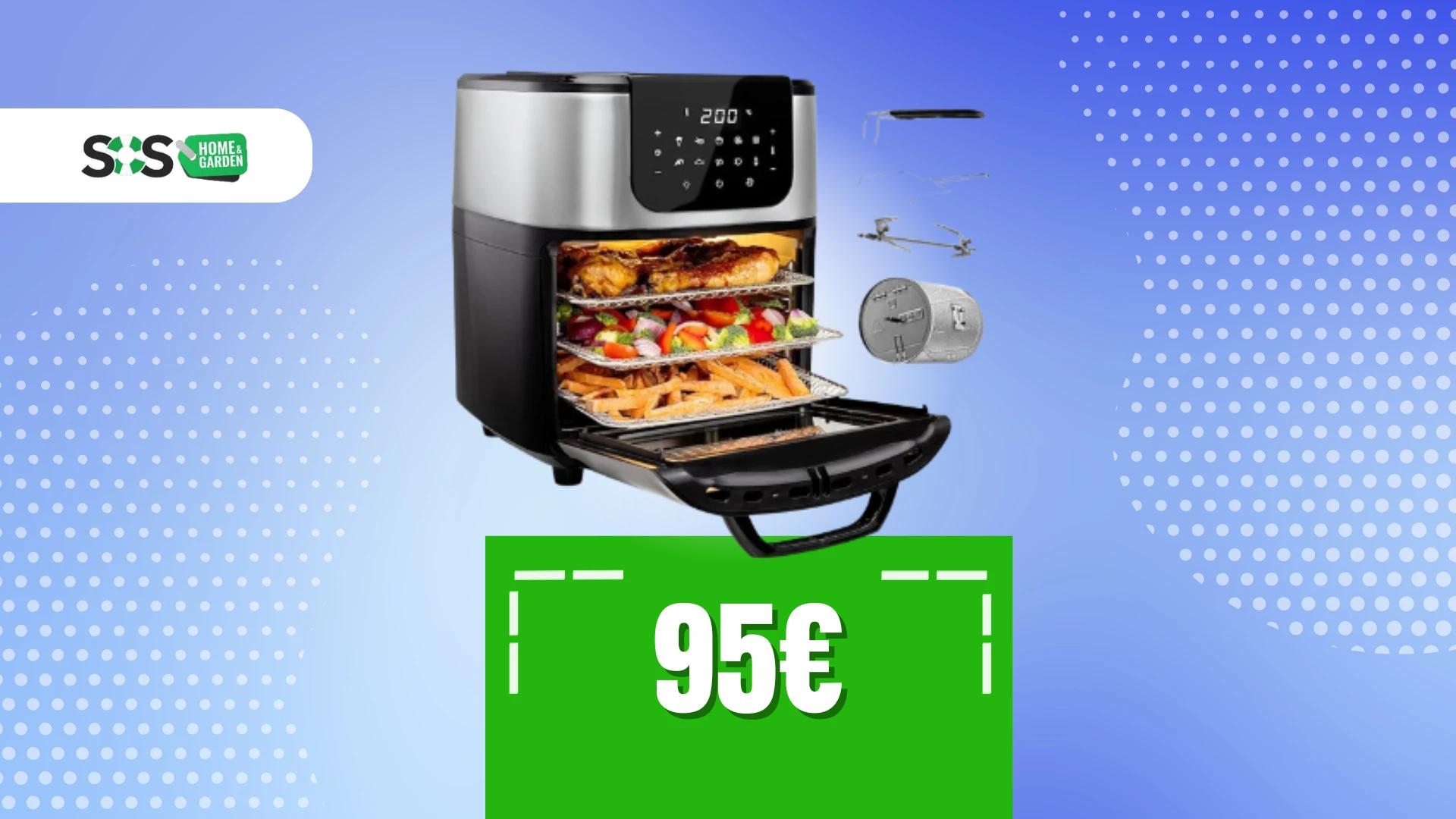 Immagine di Friggitrice e forno a 95€: 11 litri di pura versatilità!