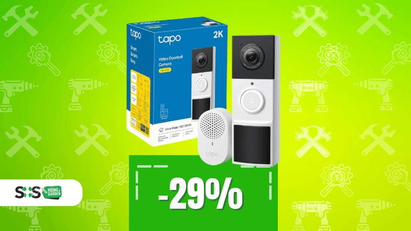 Immagine di Controlla la casa con questo videocitofono Tapo a soli 50€!