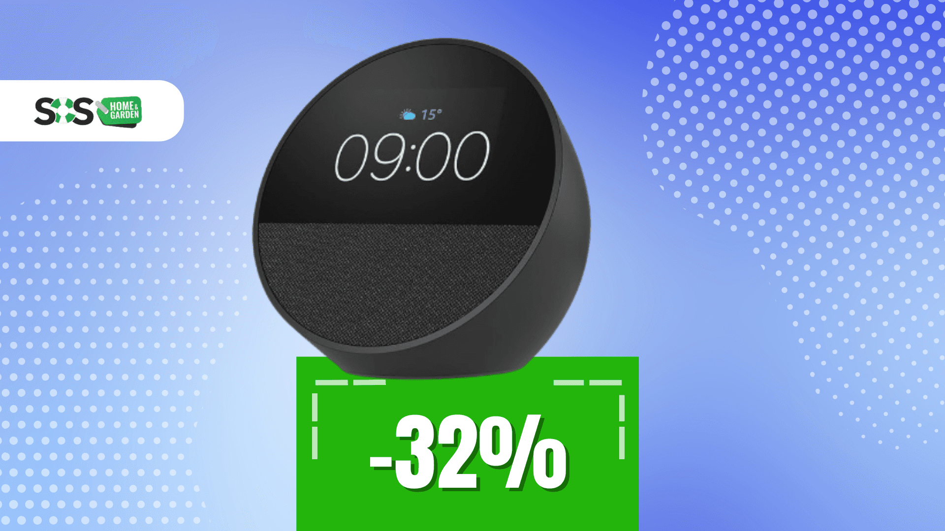 Immagine di Non solo sveglia: Echo Spot a 65€ è assistente e speaker!