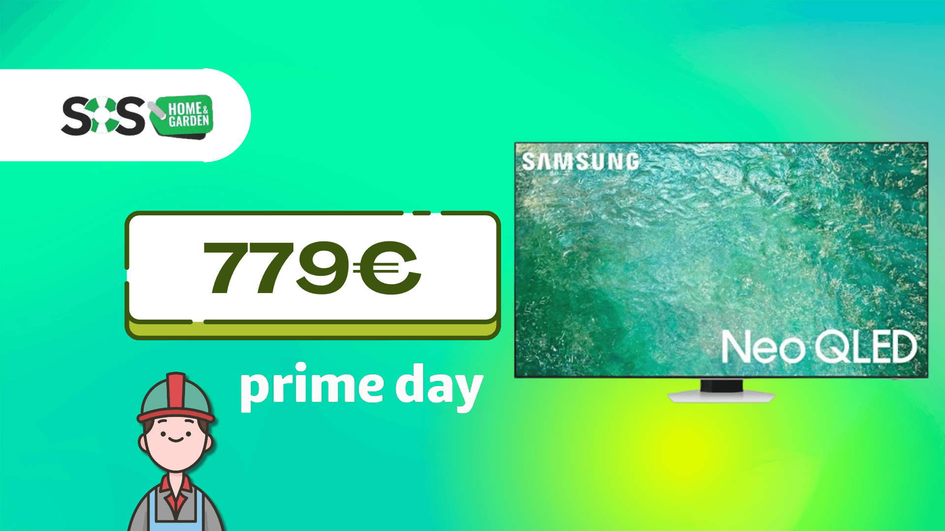 Immagine di Spettacolo puro: la Neo QLED Samsung 65” in offerta Prime!