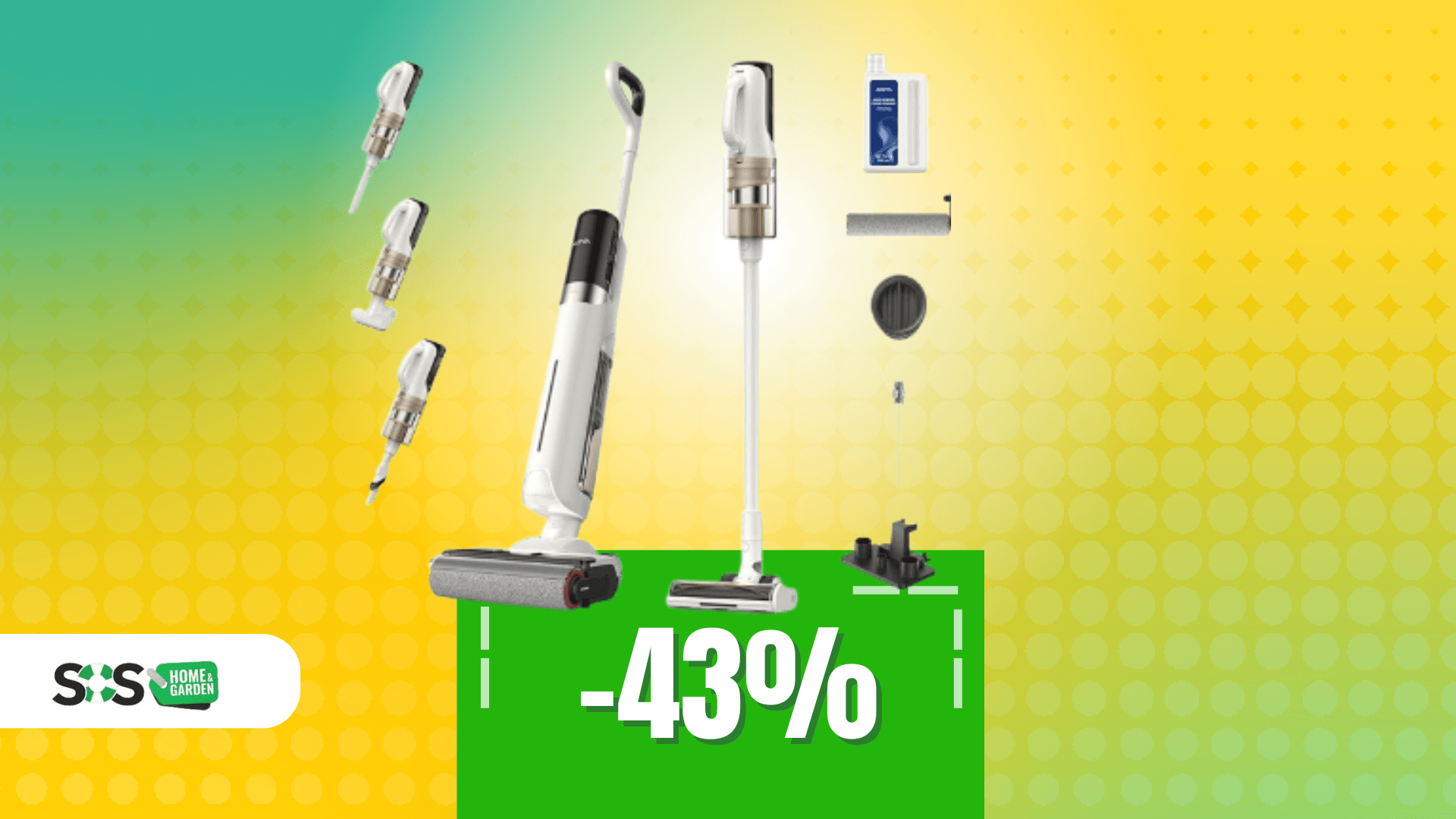 Immagine di MOVA K30 Mix: aspira, lava, asciuga tutto in uno a 229€!