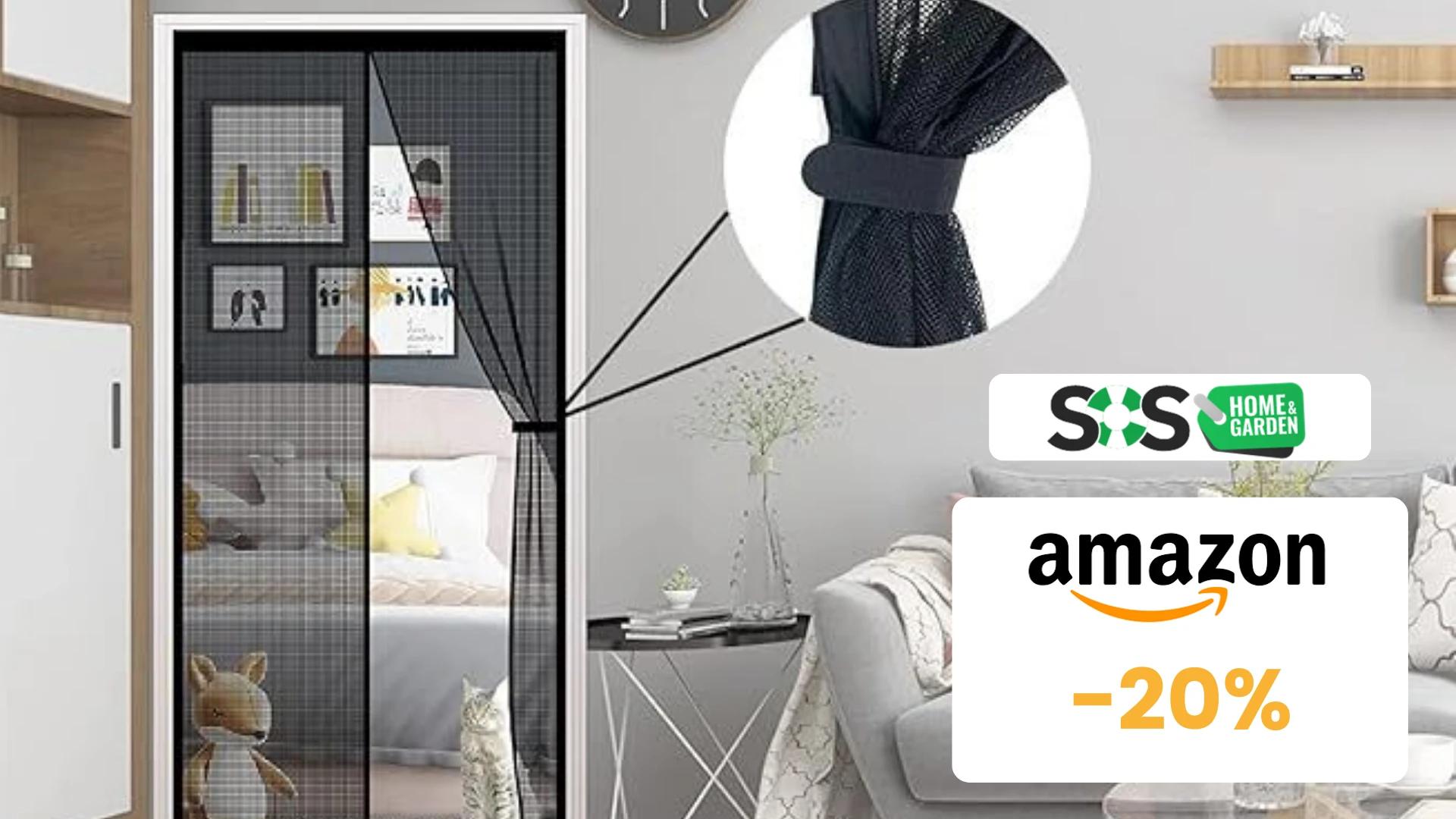 Immagine di Zanzariere magnetiche per porte finestre a 12€: STOP insetti!