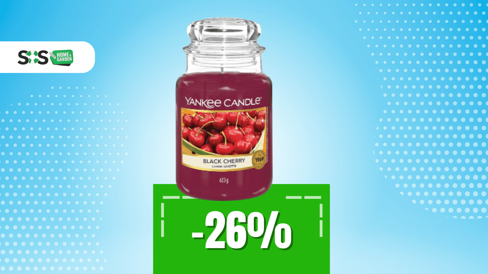 Immagine di Offerta a tempo: Yankee Candle Black Cherry a soli 25€!