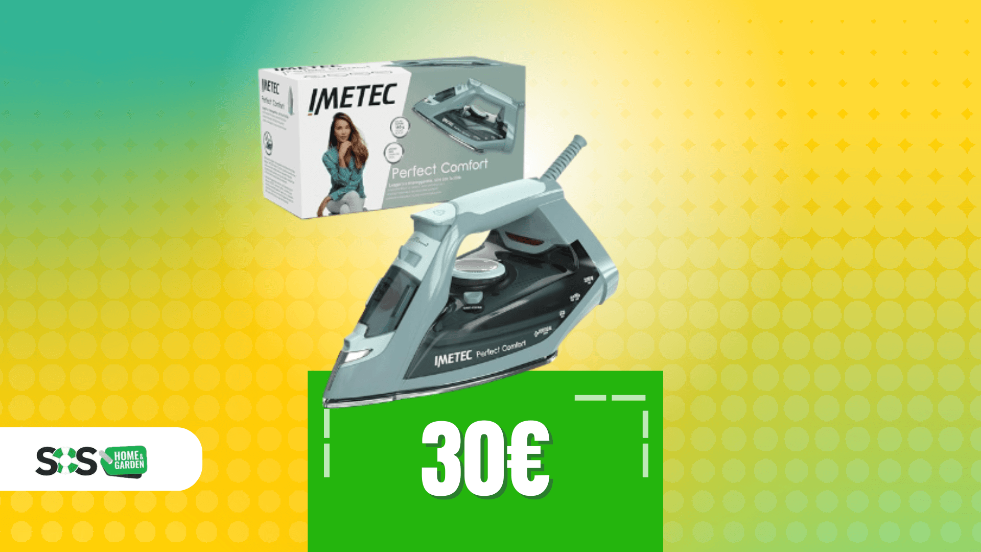 Immagine di Stirare diventa più facile con Imetec Perfect Comfort a 30€!