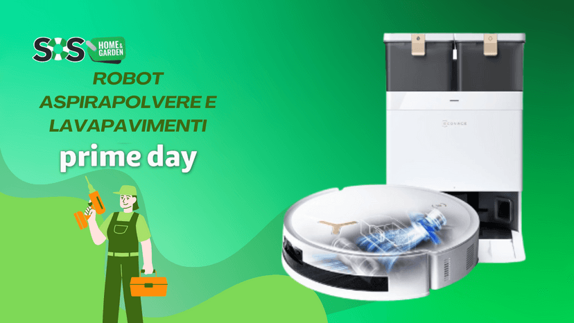 Immagine di Robot aspirapolvere e lavapavimenti in offerta al Prime Day 2025: i modelli più scontati