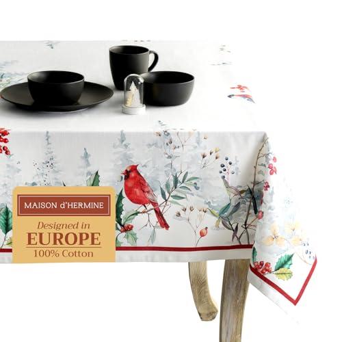 Maison d' Hermine Tovaglia in 100% cotone, per cucina, cena, tavolo, decorazione per feste, matrimoni, primavera/estate