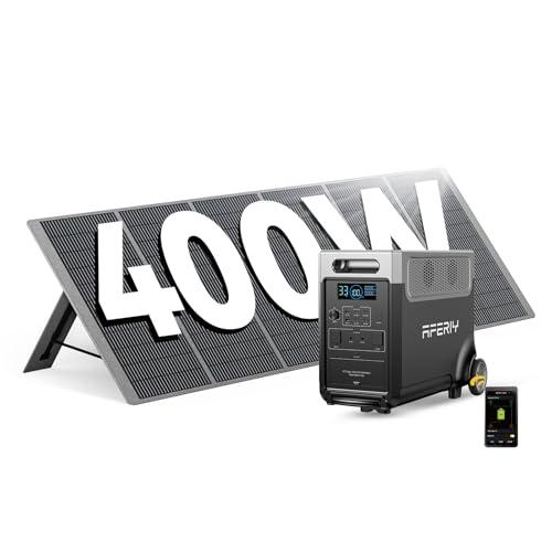 AFERIY Centrale Elettrica Portatile 1800 W Generatore Corrente Solare 1048 Wh Generatori Solari Batteria LiFePO4 Portable Power Station Ricarica Rapida In 1 Ora Per Casa Viaggi Campeggio