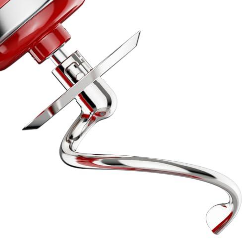 GVODE Gancio per impasto per Kitchenaid, Gancio per impasto K45DH per impastatrice a colonna da 4,3 e 4,7/4,8 L, Attacco per impasto in acciaio inox lavabile in lavastoviglie