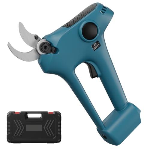 Cesoie da potatura senza fili per Makita 18 V, forbici elettriche da giardino con lama in acciaio al carbonio SK5 da 30 mm e display LCD (batteria non inclusa)