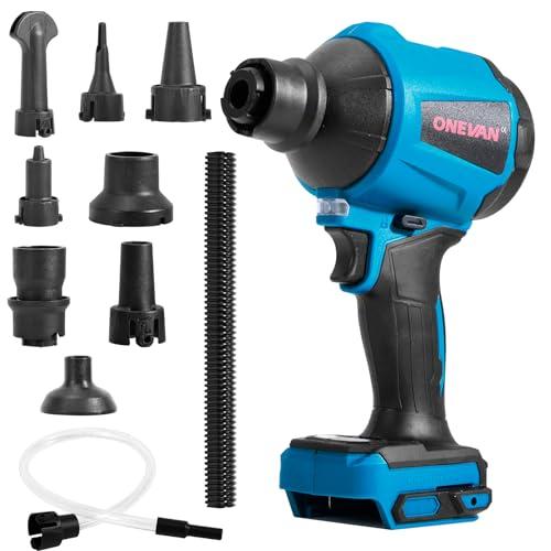 Umelee Soffiatore a Batteria, Soffiatore Foglie 7 in 1 Compa