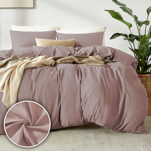 puredown Copripiumino + Federa, Biancheria da Letto in microfibra traspirante, super morbida, Oeko-Tex