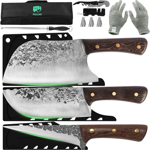 FULLHI Set di coltelli da macellaio 2/3pcs