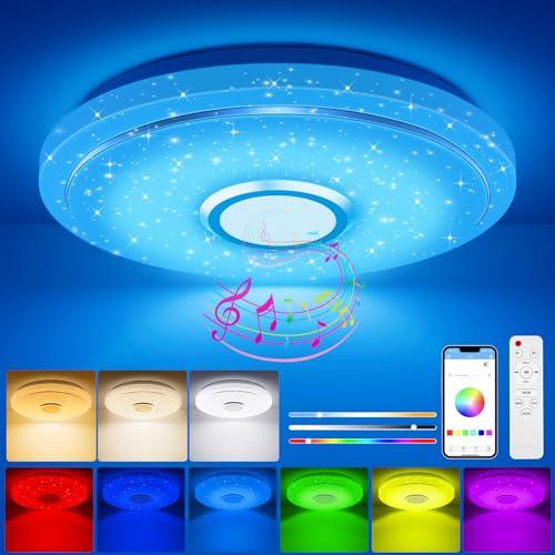 Immagine di TOPPLEE Plafoniera LED Bluetooth
