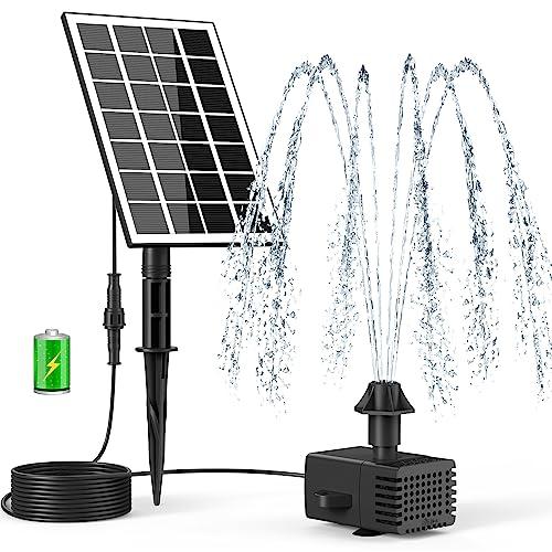 SZMP Fontana Solare Pompa 3.5W Fontana da Giardino Solare Bu