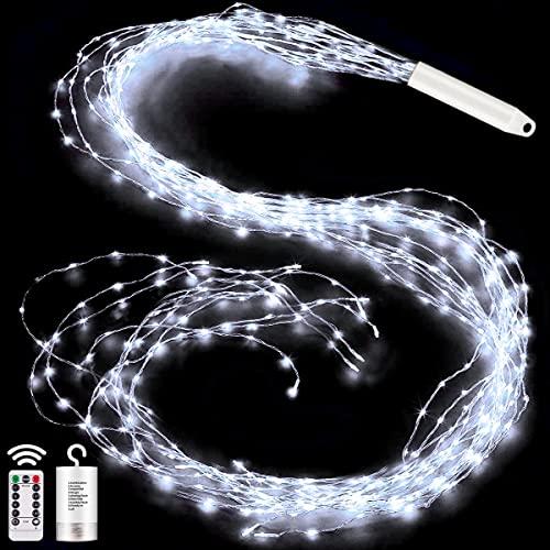 Joycome Fascio di Luce LED Luci a Cascata, 8 modalità di Illuminazione Catena Luminosa, Impermeabili Luci Decorative Stringa