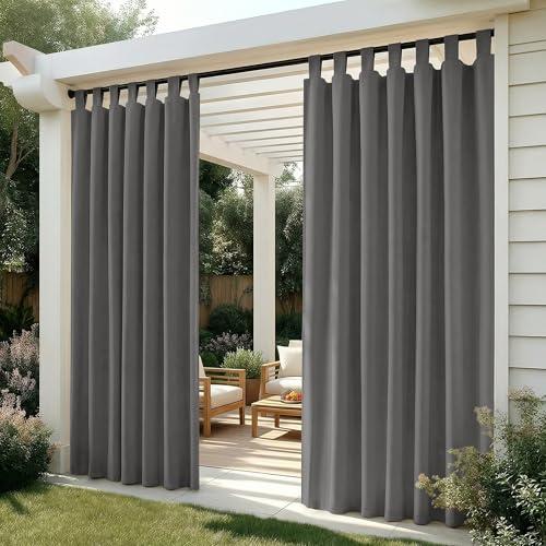 Deconovo Tende da Sole per Esterno – Tenda Oscurante Termica e Idrorepellente per Gazebo, Balcone, Patio e Soggiorno, 2 Pezzi