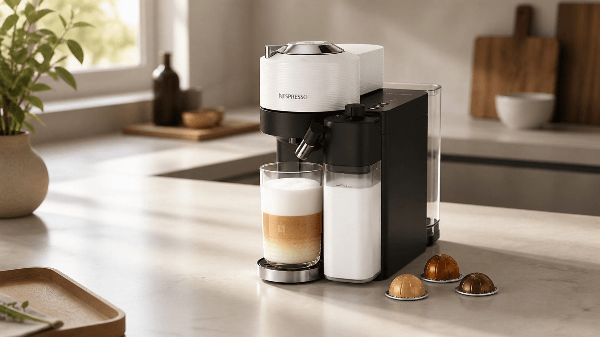 Immagine di Recensione Nespresso Vertuo Lattissima: schiuma facile, capsule impegnative