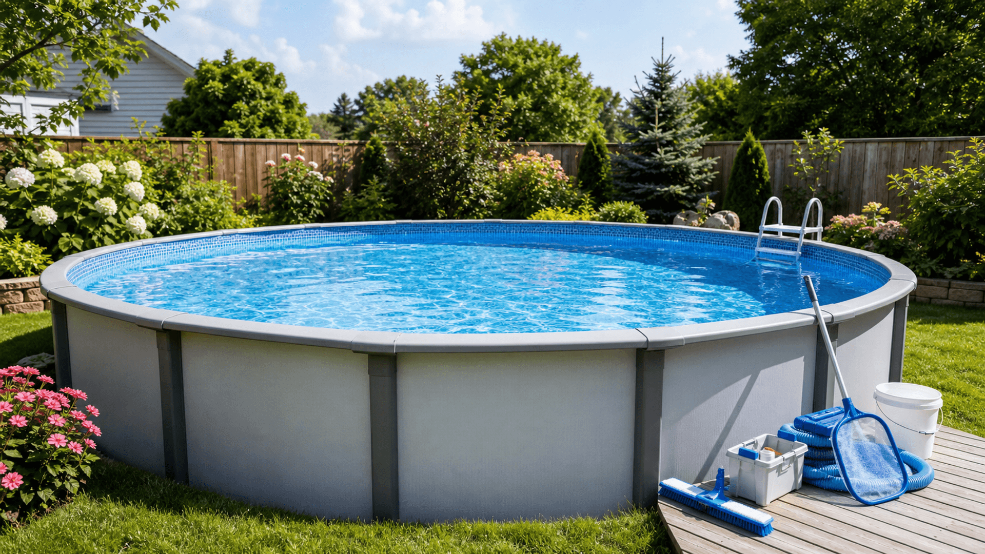 Immagine di Piscina fuori terra: cosa controllare ogni settimana per acqua pulita
