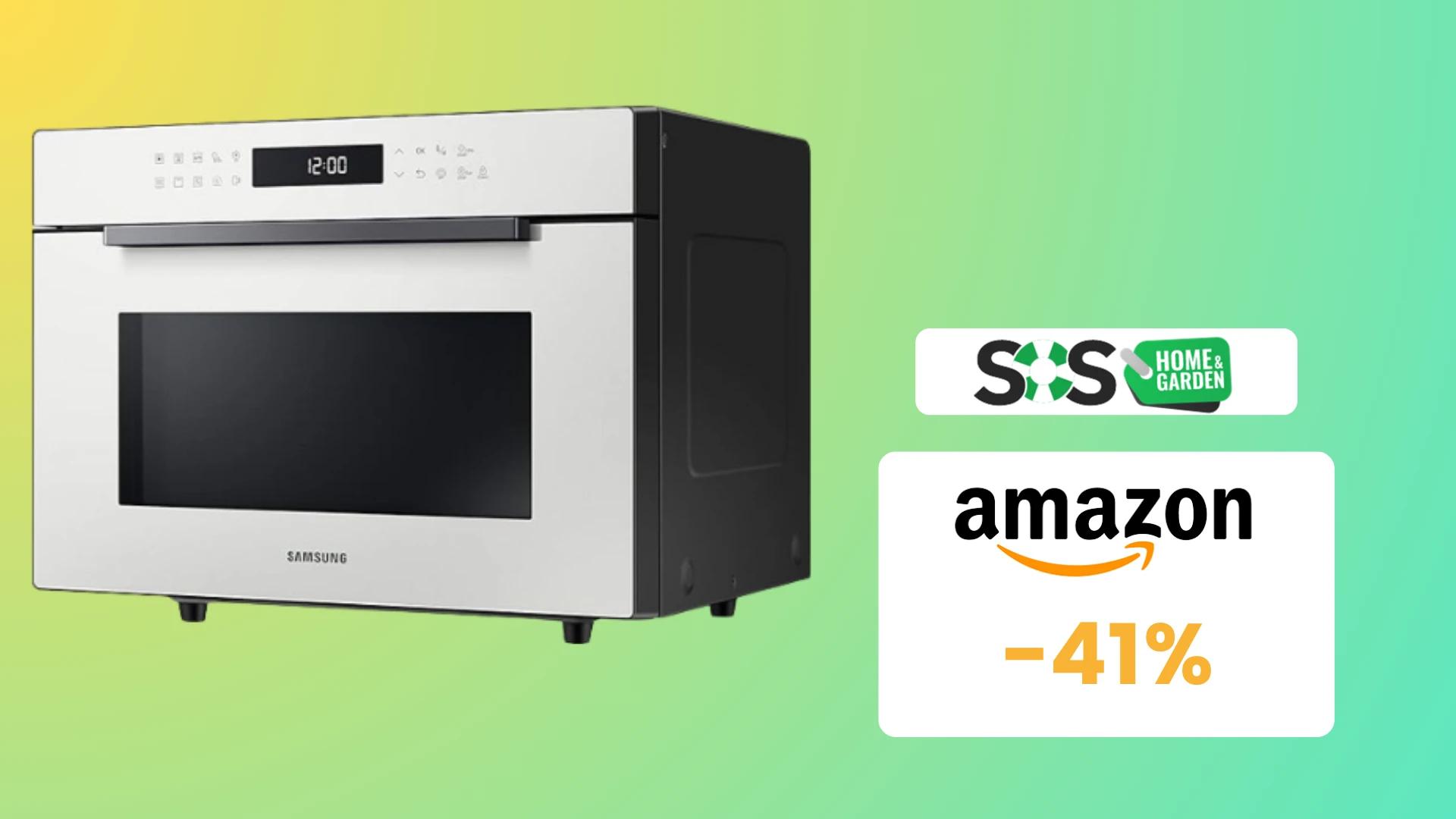 Immagine di Forno a microonde Samsung a 287€ con tecnologia Air Fry!