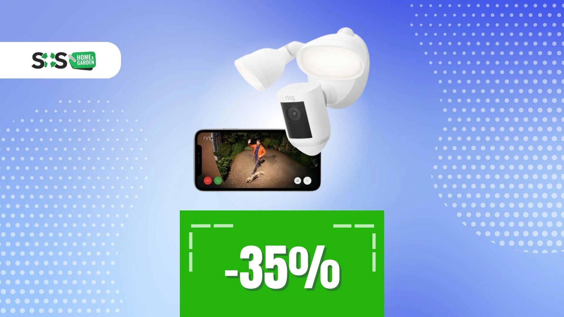 Immagine di La videocamera Ring che illumina ogni dettaglio ora a -35%