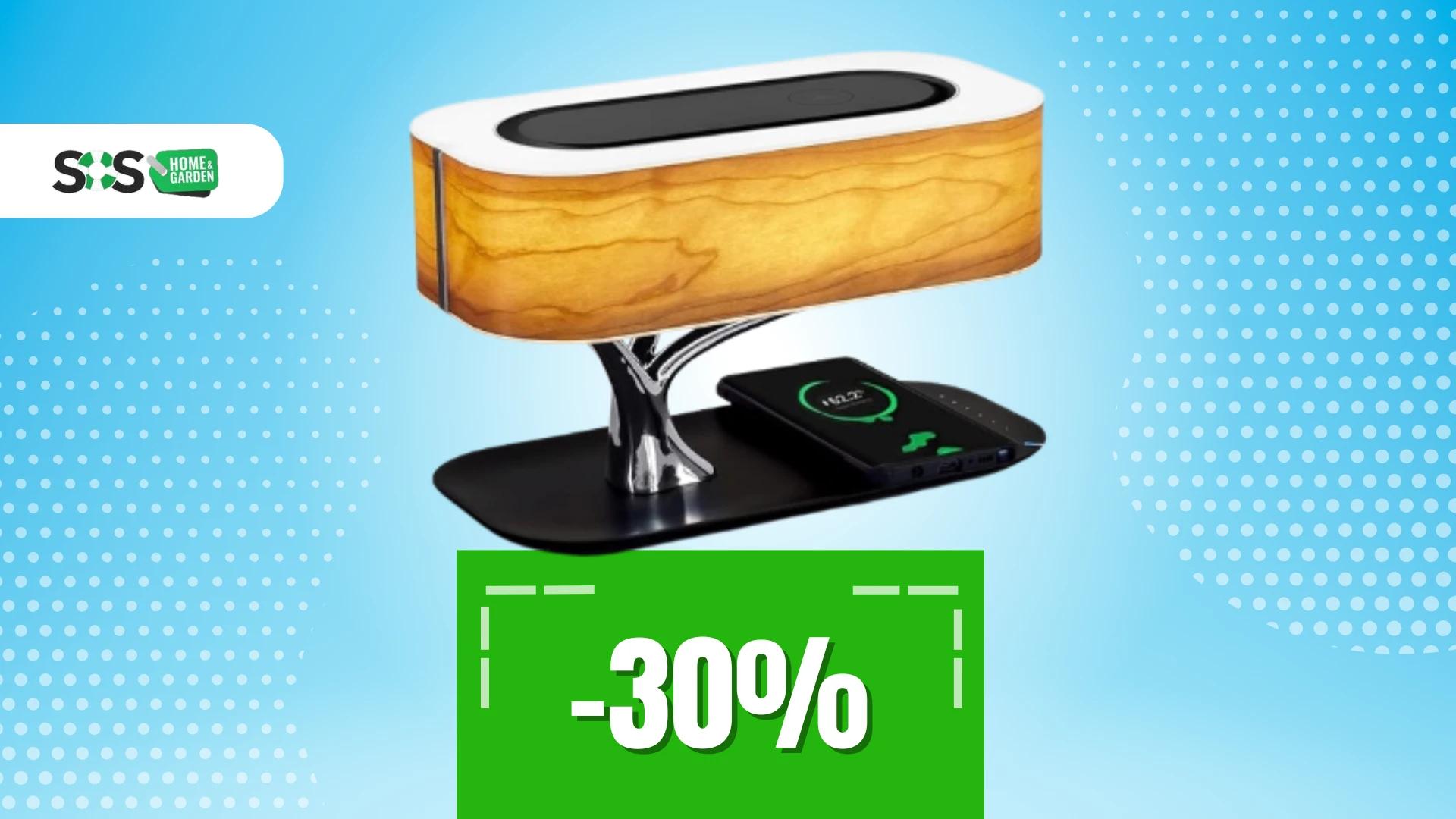 Immagine di Lampada, speaker e caricatore a 109€: cosa volere di più?