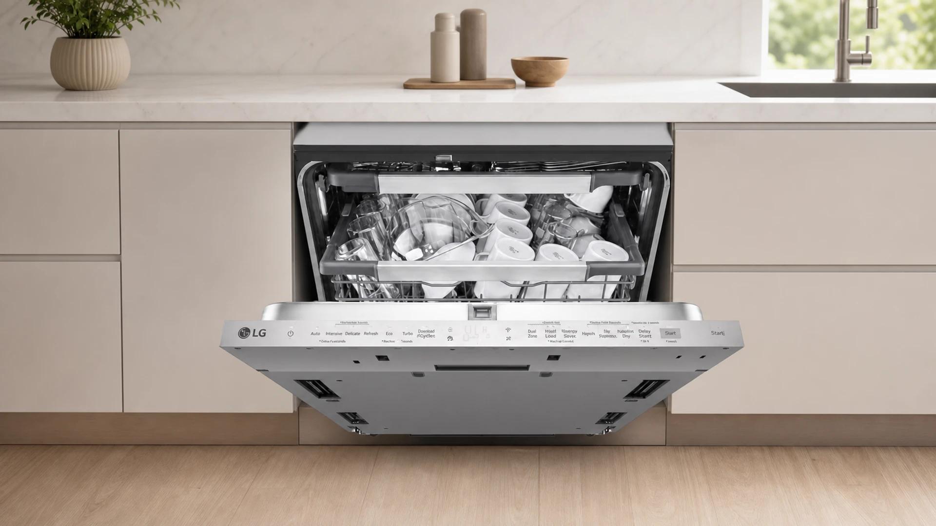 Immagine di La lavastoviglie da incasso LG QuadWash Serie 5 scende di oltre 200€