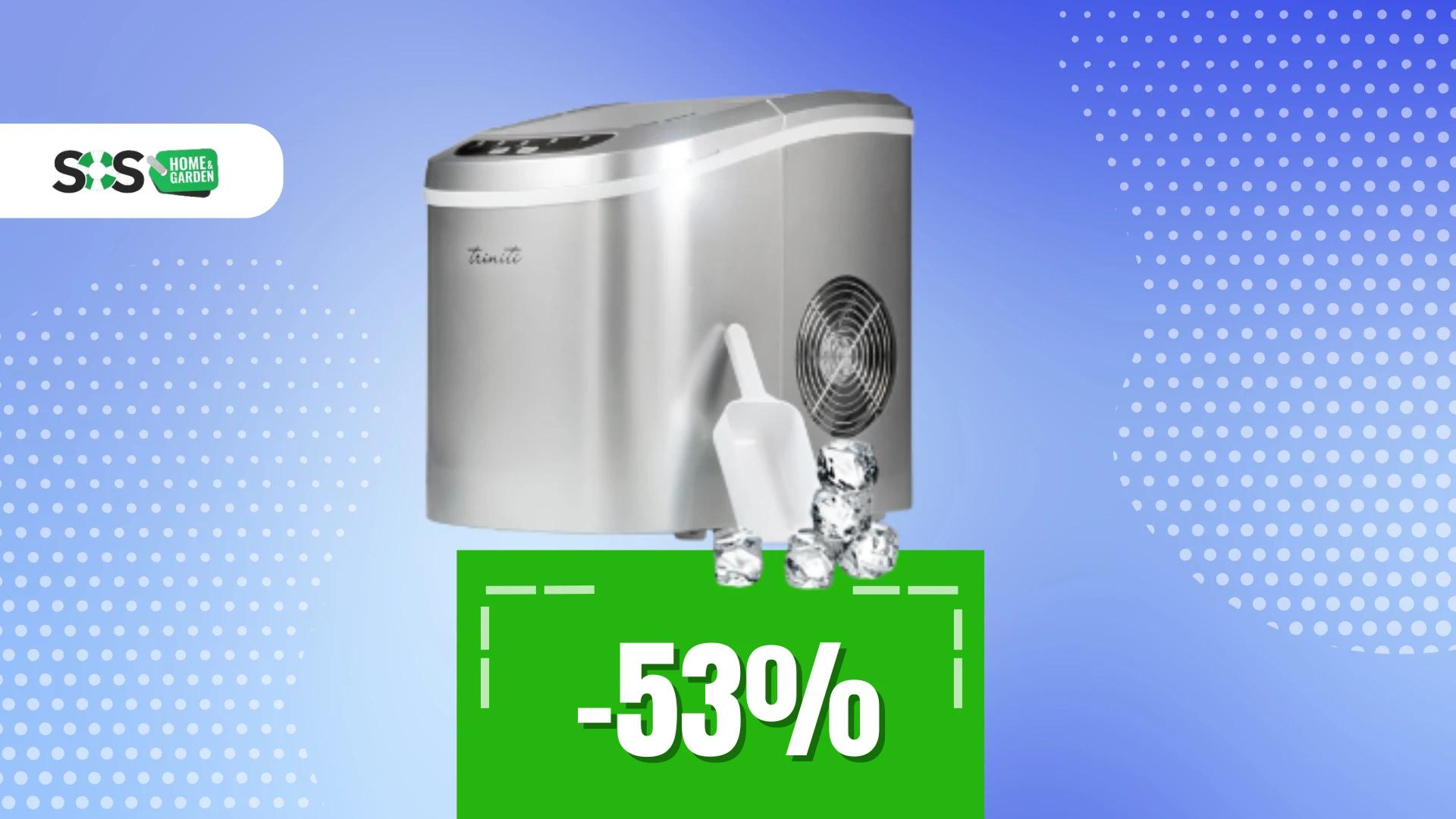 Immagine di Ice Maker Triniti 12: ghiaccio fresco ogni giorno a 140€!