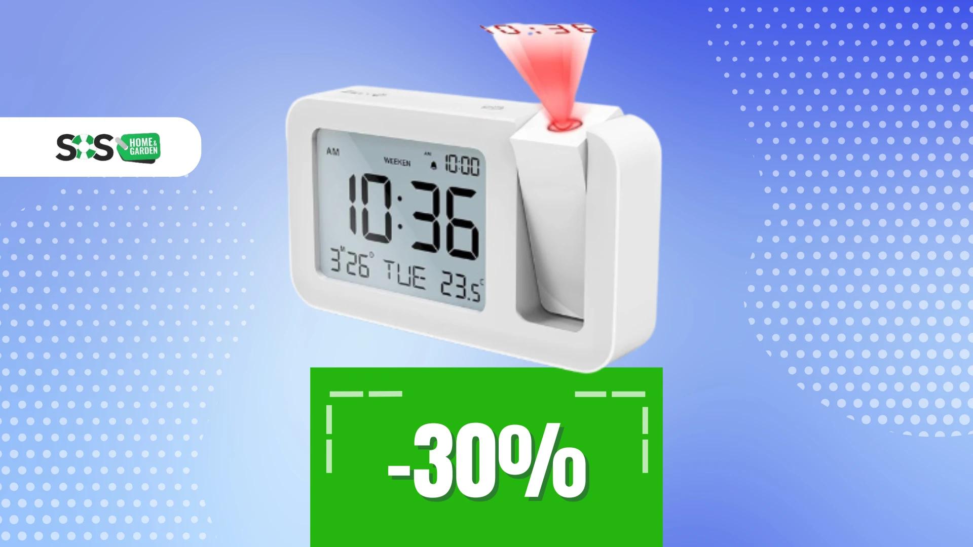 Immagine di Sveglia digitale con proiezione dell'ora a soli 25€!