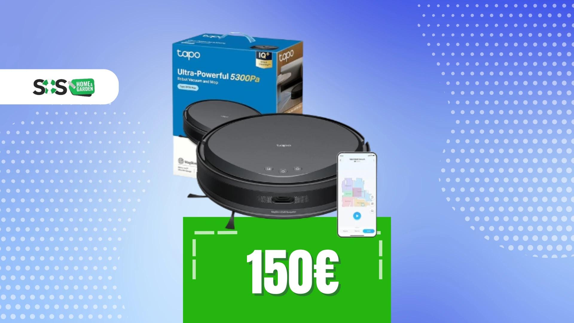 Immagine di Addio sporco, benvenuta tecnologia con Tapo RV20 Max!