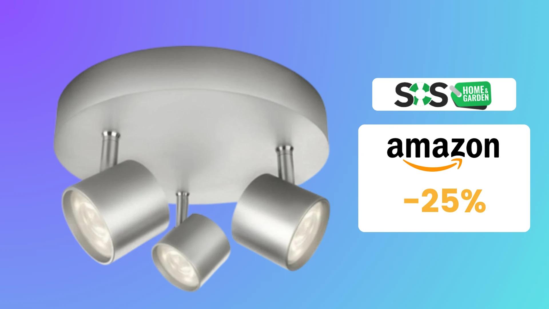 Immagine di ELEGANTE lampadario a faretti LED Philips a soli 41€!