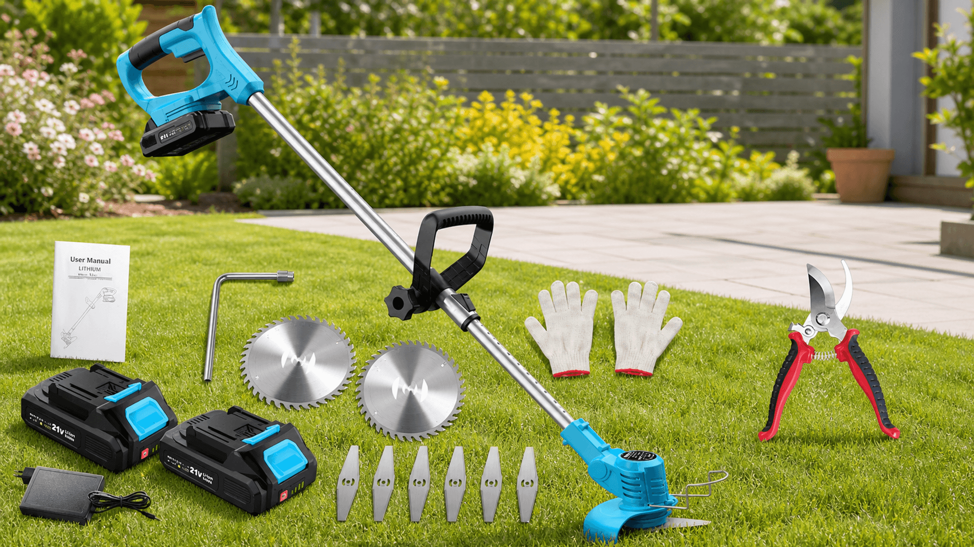 Immagine di Decespugliatore a batteria al 33%: occasione per il giardino