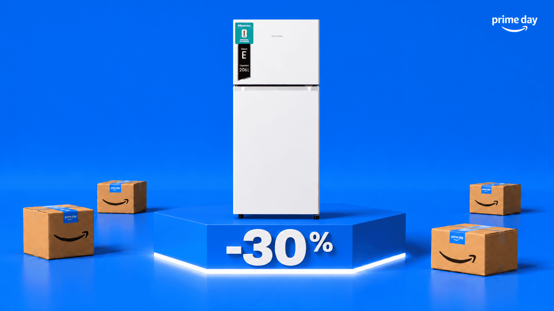 Immagine di Frigorifero doppia porta Hisense al 30% in meno: occasione sotto i 210€