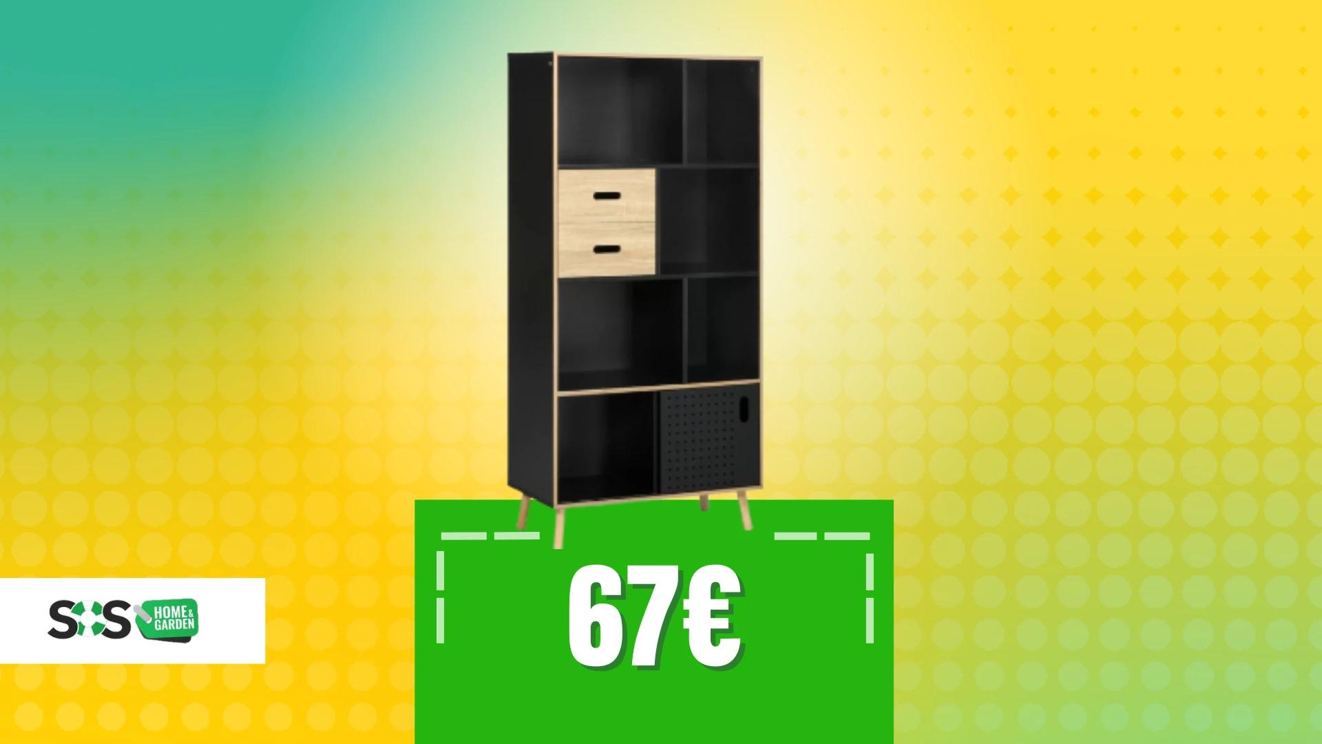 Immagine di STUPENDA libreria HomCom a 7 ripiani a 67€!
