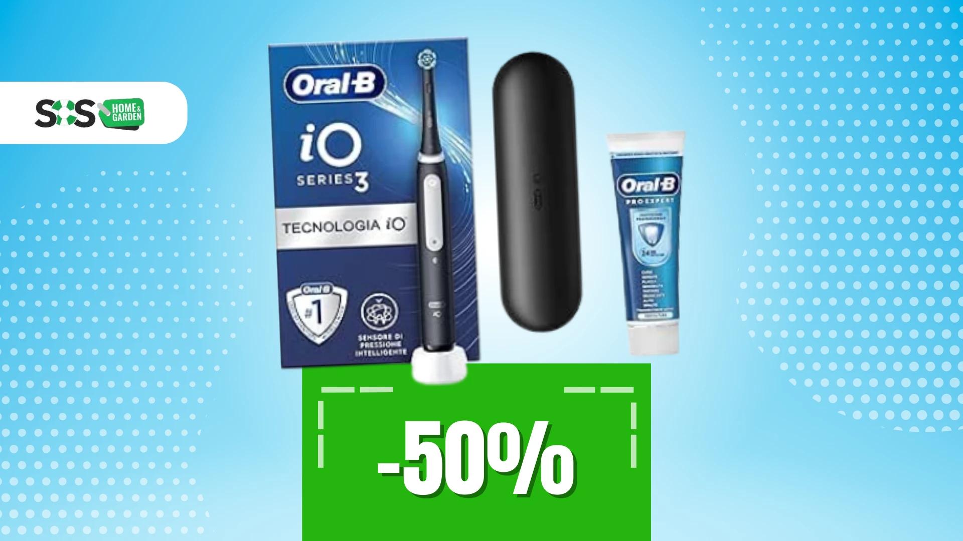 Immagine di Sorriso da star con lo spazzolino Oral-B iO 3 a soli 60€!