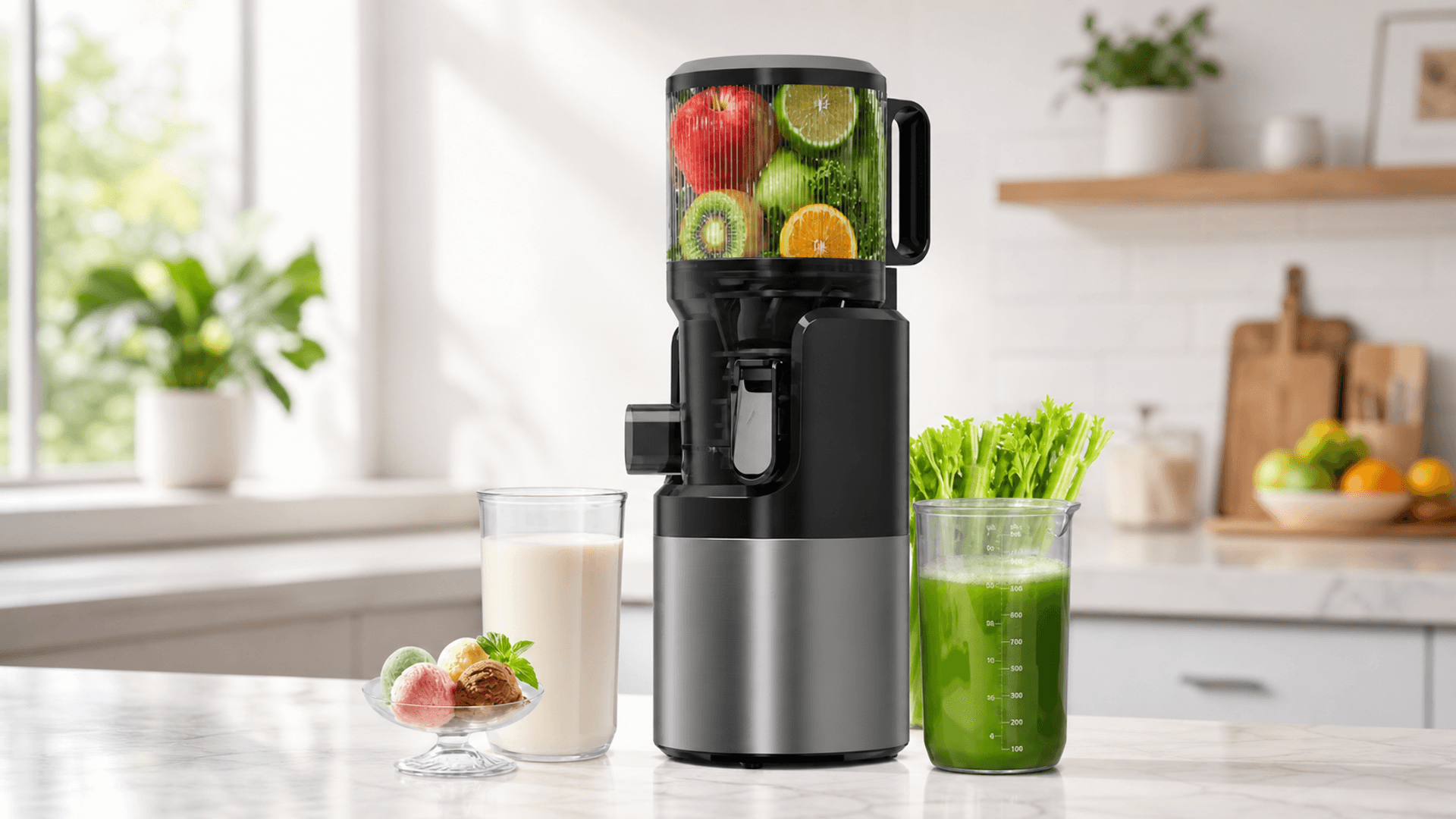 Immagine di Estrattore di succo a freddo: 44% di sconto e oltre 100€ risparmiati
