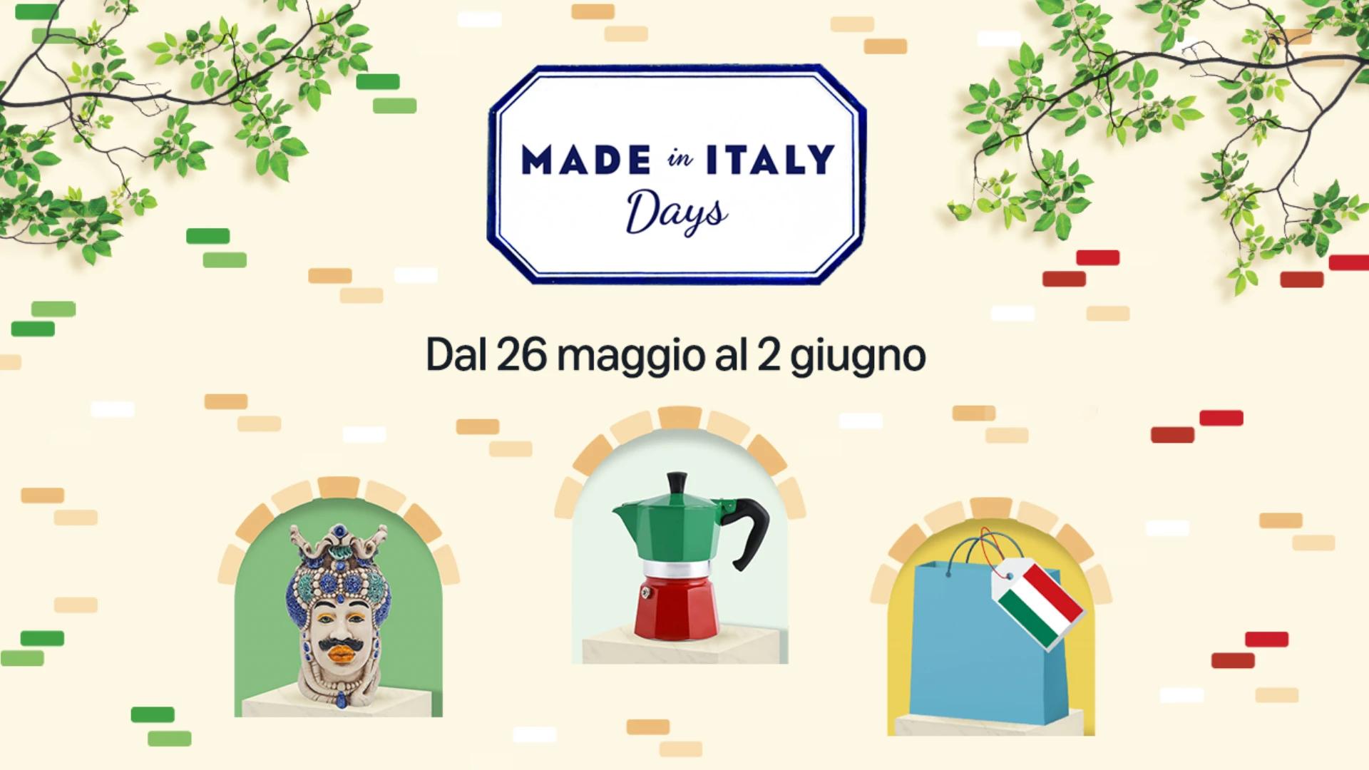 Immagine di Made in Italy Days di Amazon: 8 giorni di offerte UNICHE!
