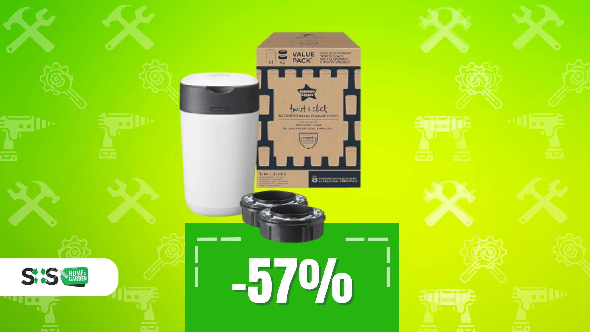 Immagine di Il mangiapannolini che protegge da germi e odori oggi a 15€!