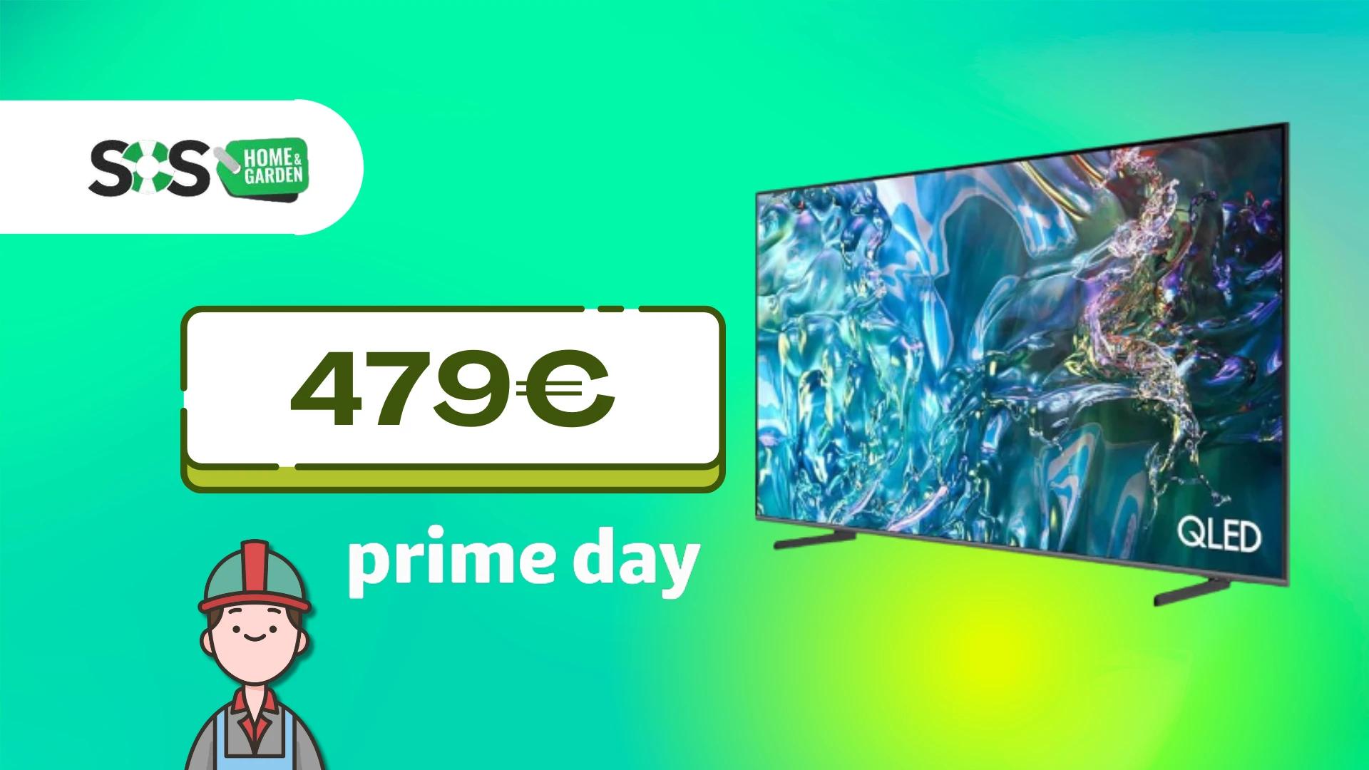 Immagine di Cinema in salotto per il Prime: tv Samsung QLED 55" a 479€!