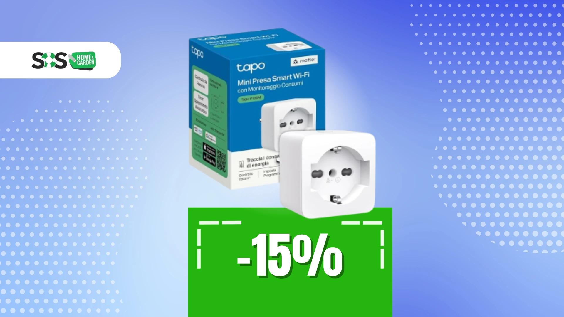 Immagine di Presa smart Tapo a soli 11€: vita domotica semplificata!