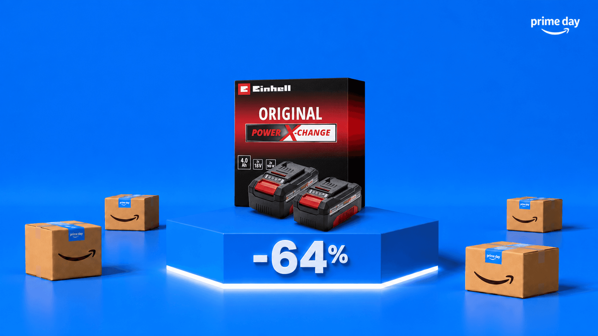 Immagine di Il set di batterie Einhell PXC Twin Pack crolla del 64%