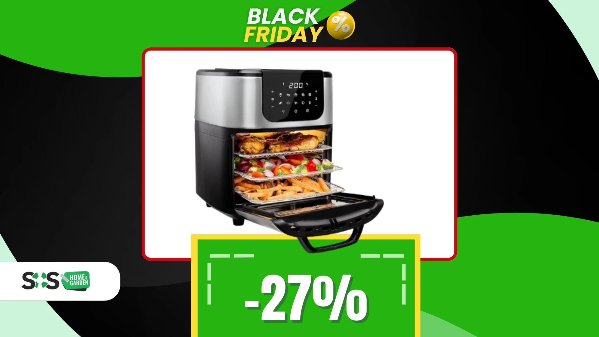 Immagine di Patatine perfette e polli da re: friggitrice ad aria a 95€!