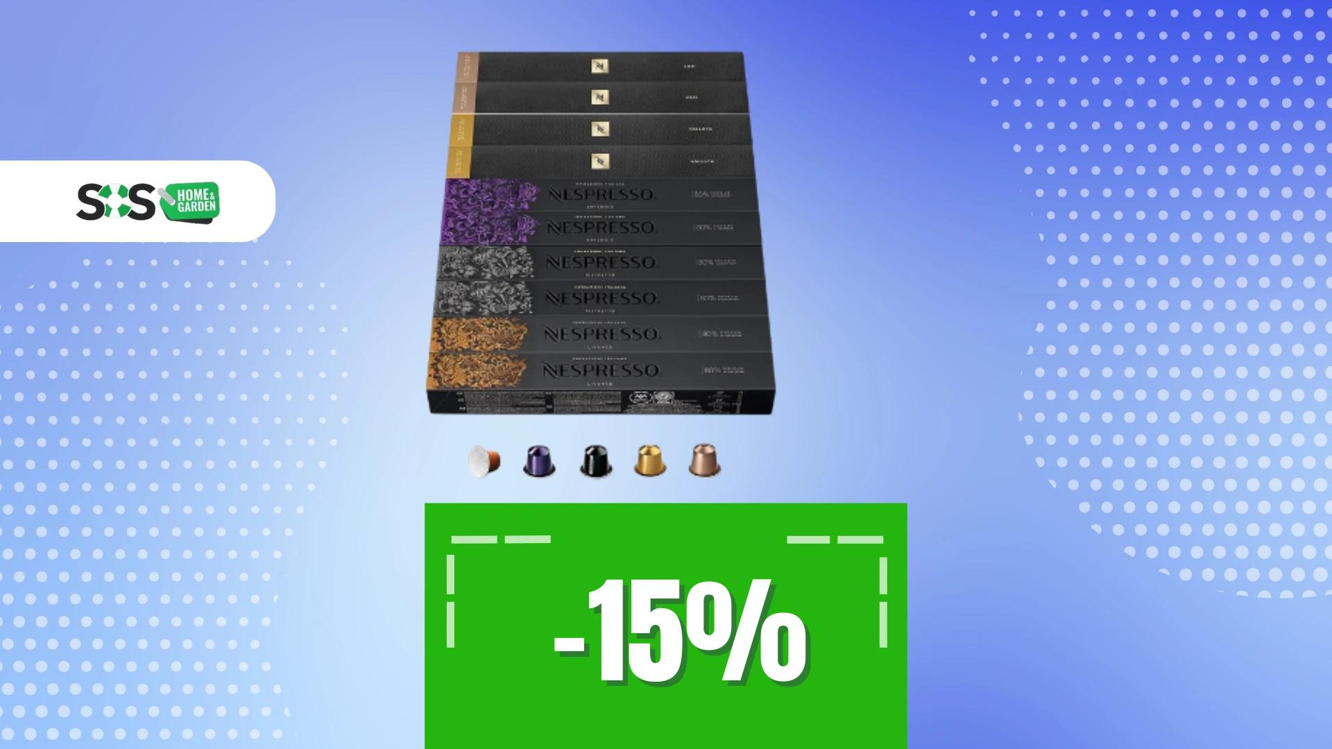 Immagine di Offerta a tempo: 100 capsule Nespresso a soli 39€!