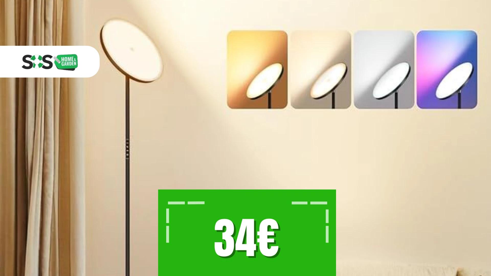 Immagine di Piantana LED a soli 34€ grazie a SCONTO e COUPON!