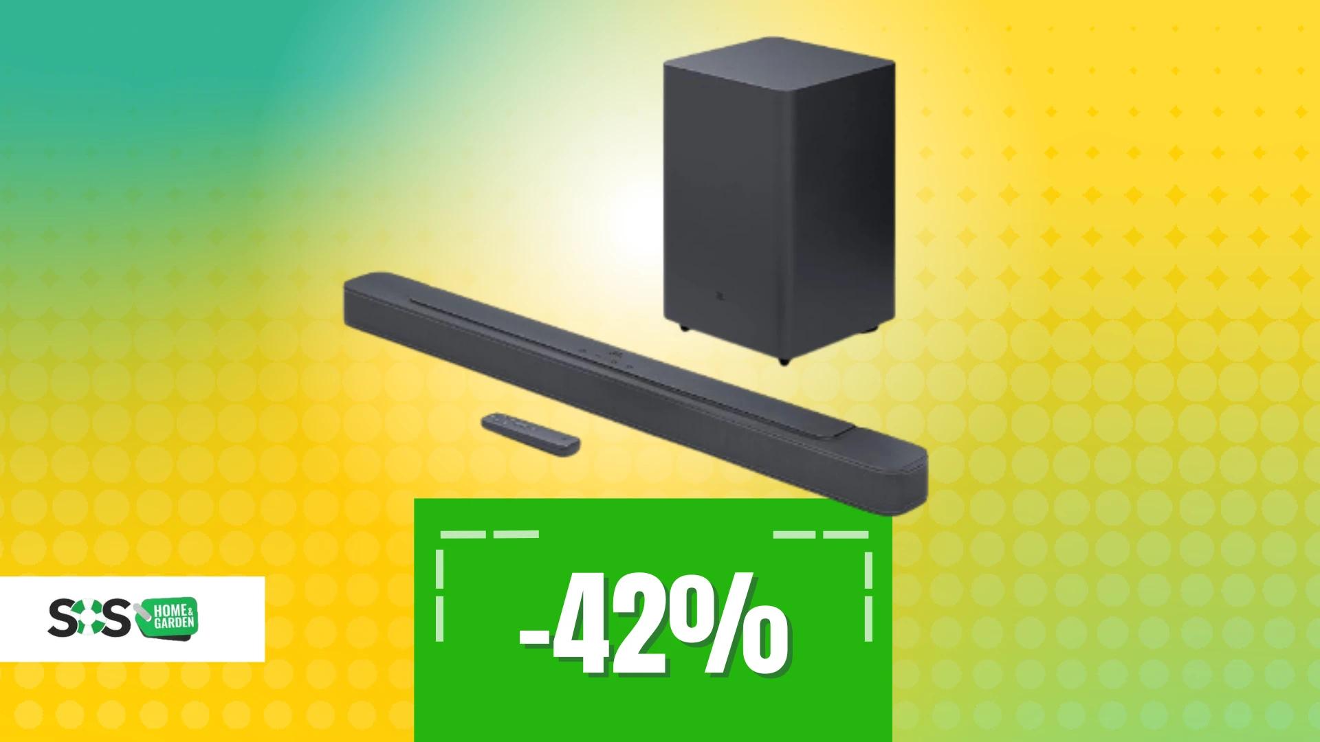 Immagine di Soundbar JBL a 219€: ora il salotto suona come un concerto!